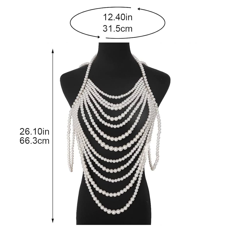 mi様　Pearl Chain Harness mi様 Pearl Chain Harness mi様 Pearl Chain Harness Pearl Body